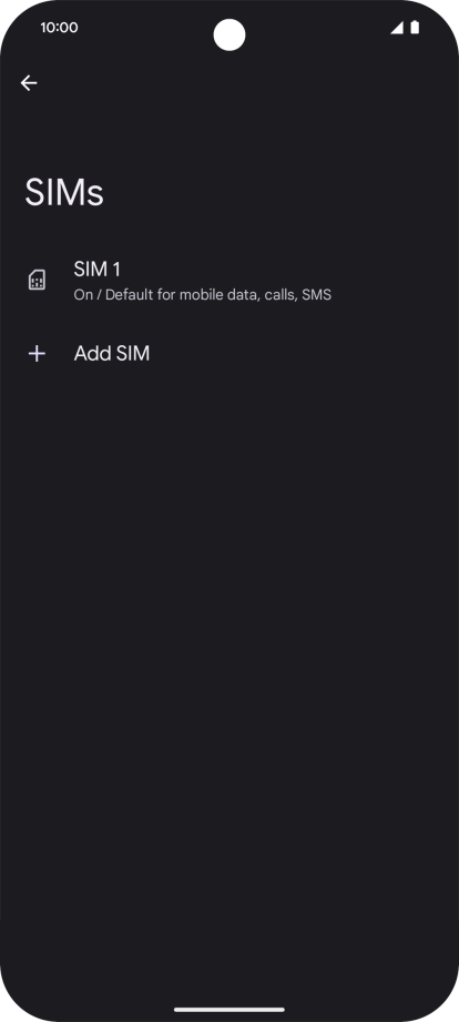 Pixel SIMs - Add SIM