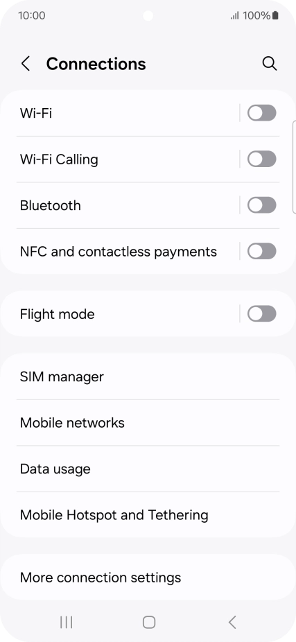Samsung Connections - SIM Manager